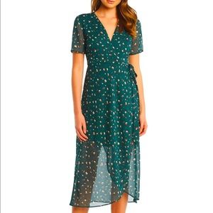 NWT Bardot midi wrap dress